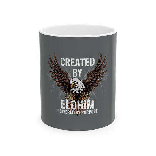 Empowering Ceramic Mug - Inspired by Elohim, Perfect for Coffee, Tea Lovers, Gifts, Inspirational Decor, Spiritual Awakening