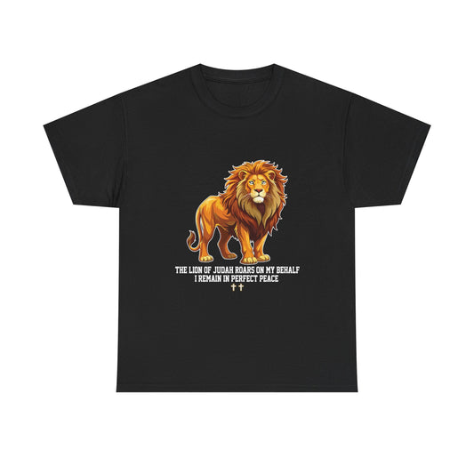 Majestic Lion Graphic Tee, Unisex Cotton T-Shirt, Animal Lover Gift, Wildlife Tee, Safari Fashion, Nature Enthusiast Apparel