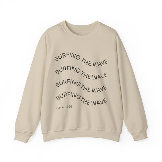 Beach Scene Crewneck Sweatshirt